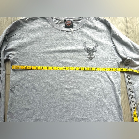 Harley Davidson Daytona Florida Grey Long Sleeve Shirt - Picture 4 of 7